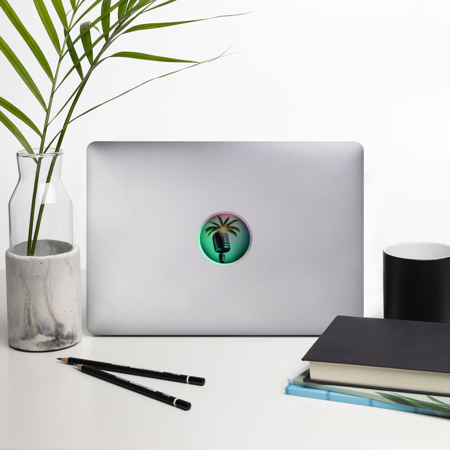 Island Mikes Logo Holographic Sticker