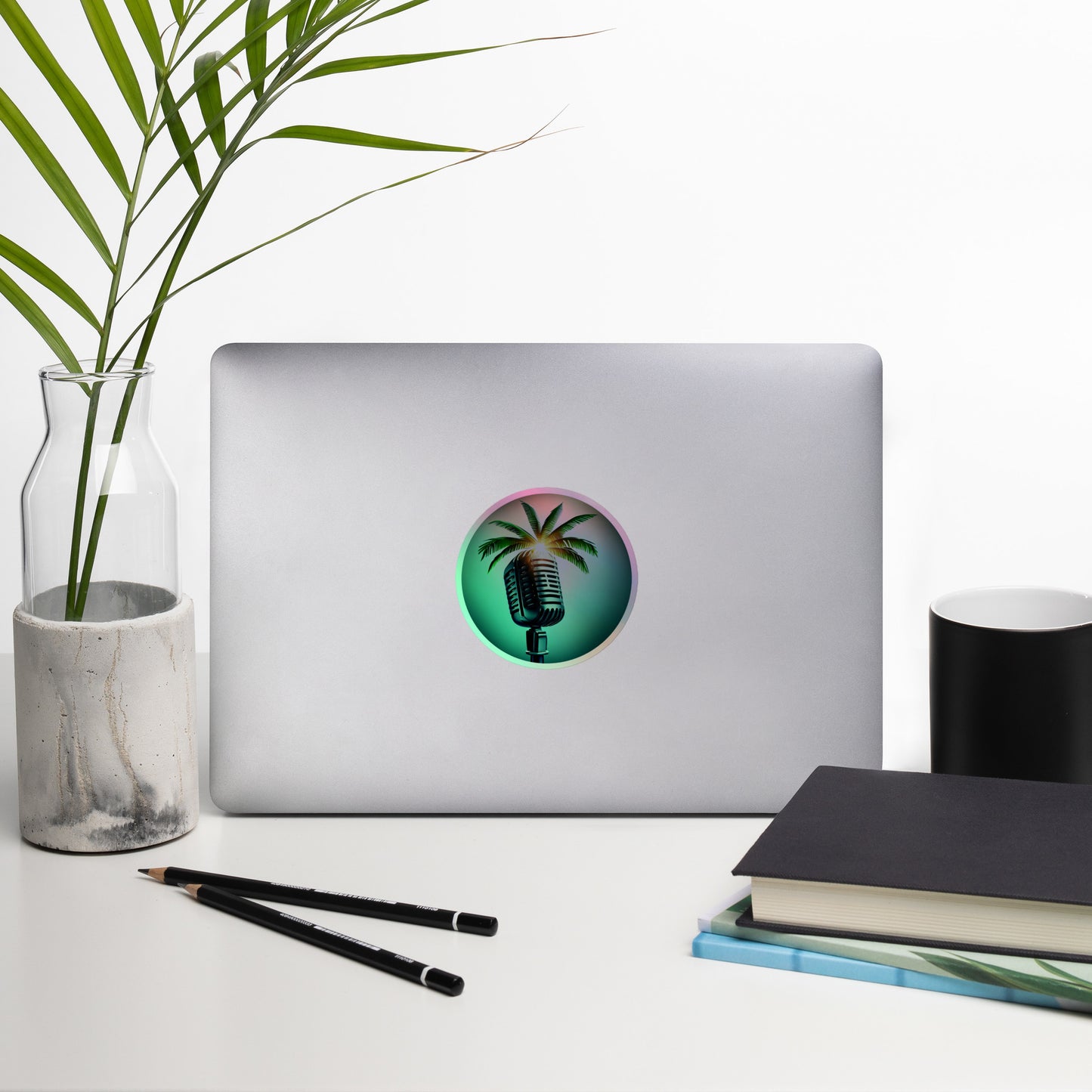 Island Mikes Logo Holographic Sticker