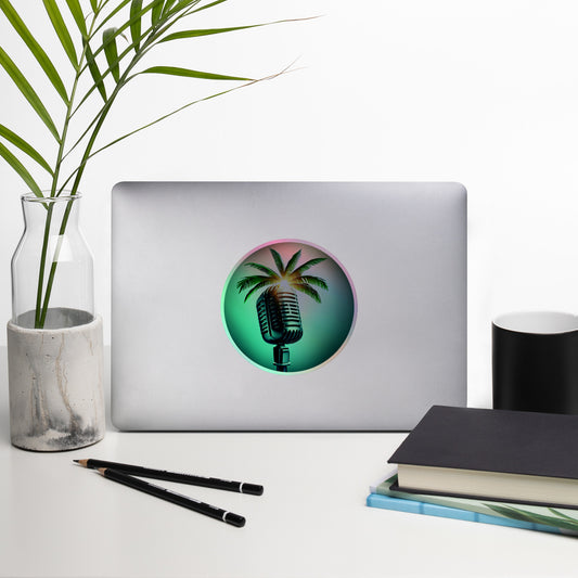 Island Mikes Logo Holographic Sticker