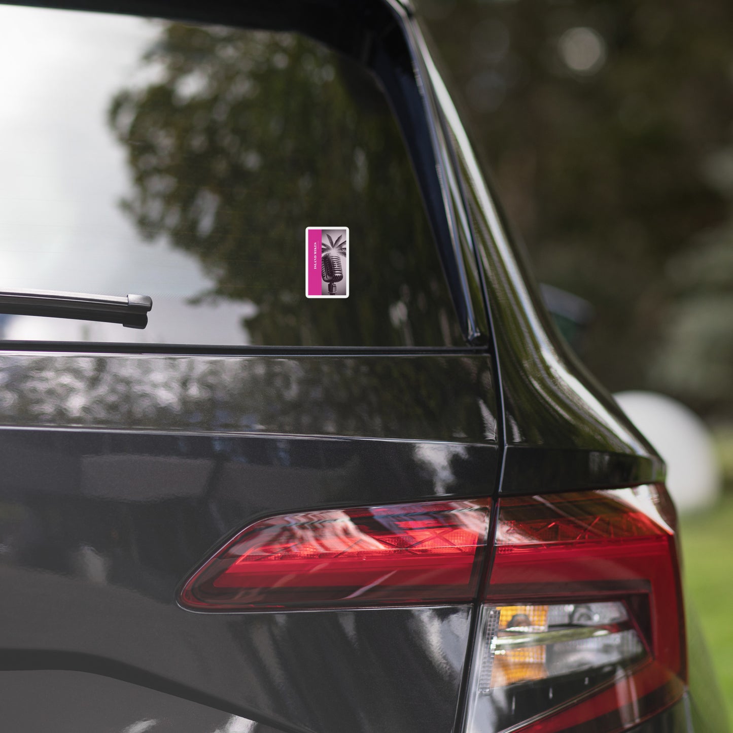 Island Mikes Pink Sticker