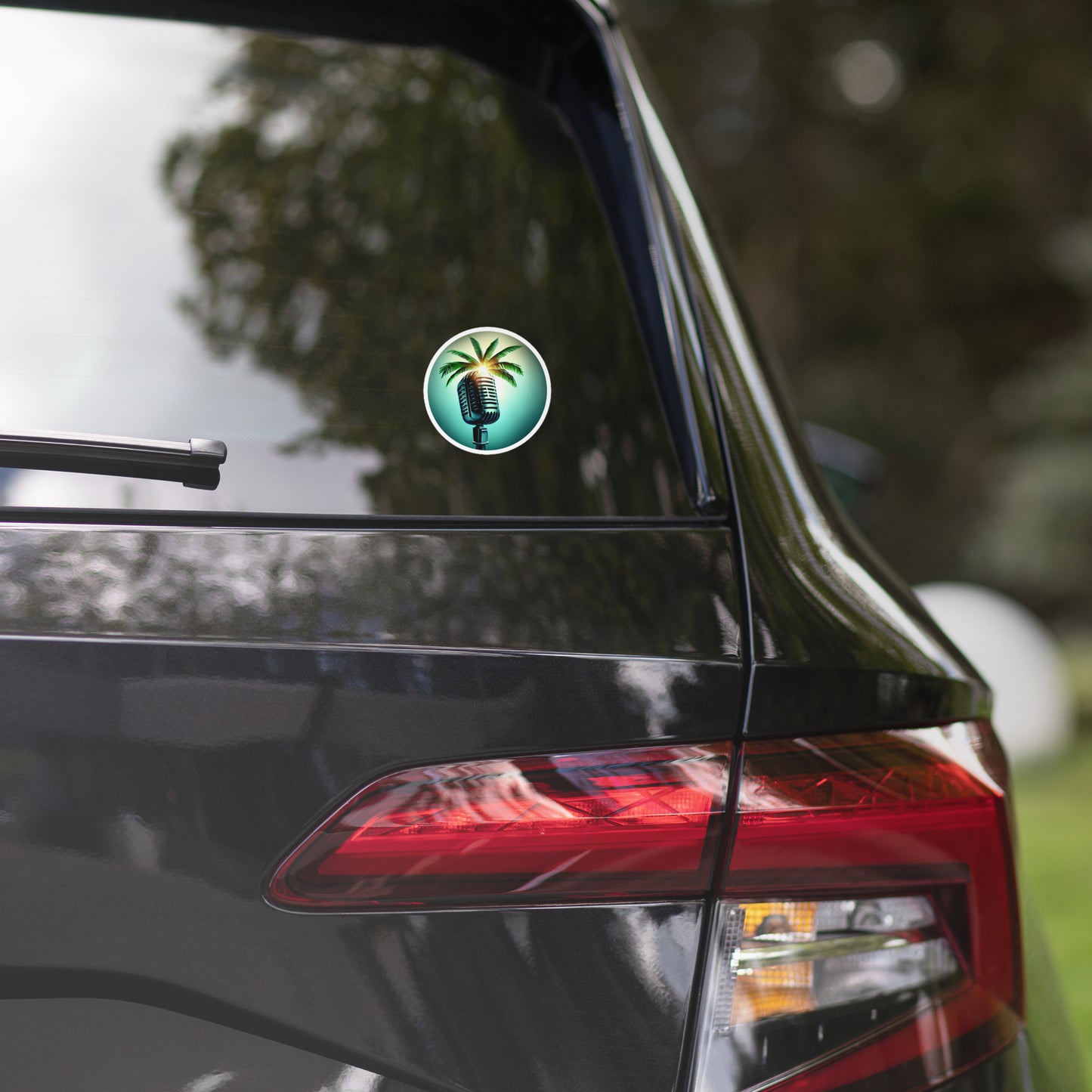 Island Mikes Logo Sticker Circular