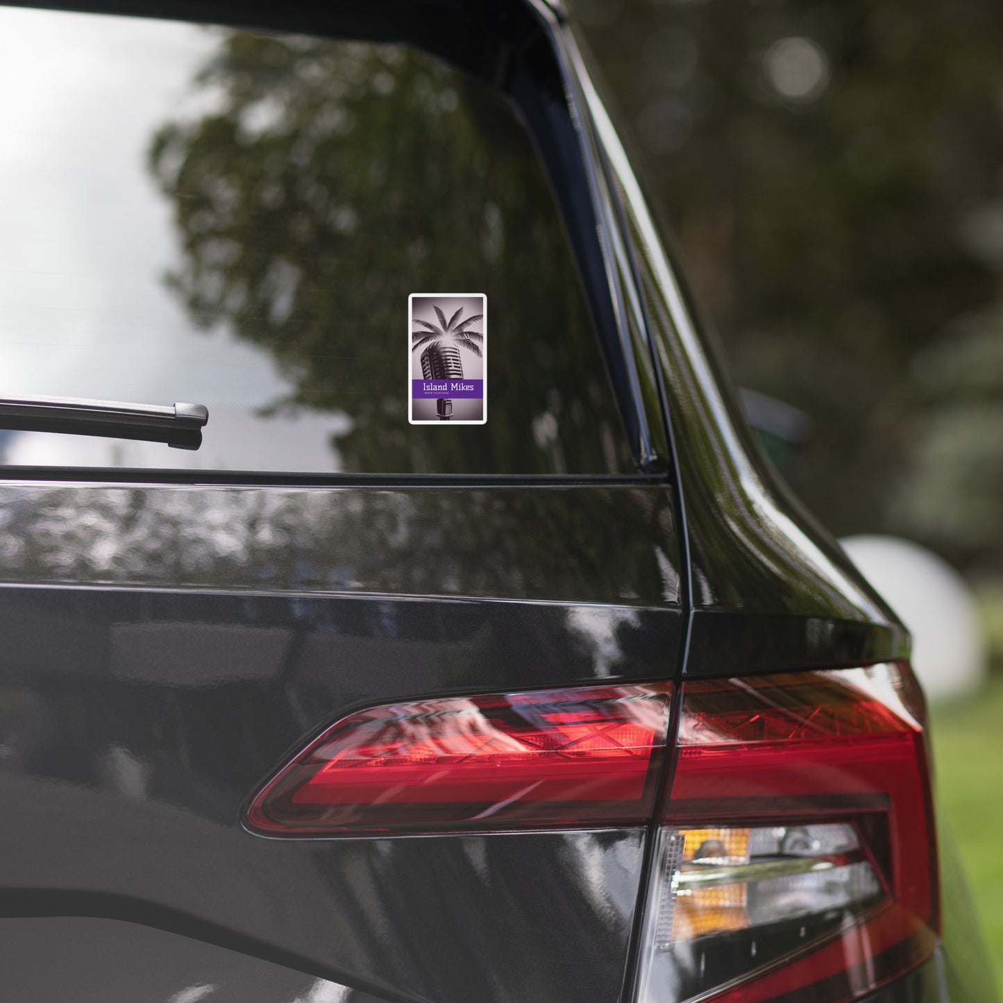 Island Mikes Purple Sticker