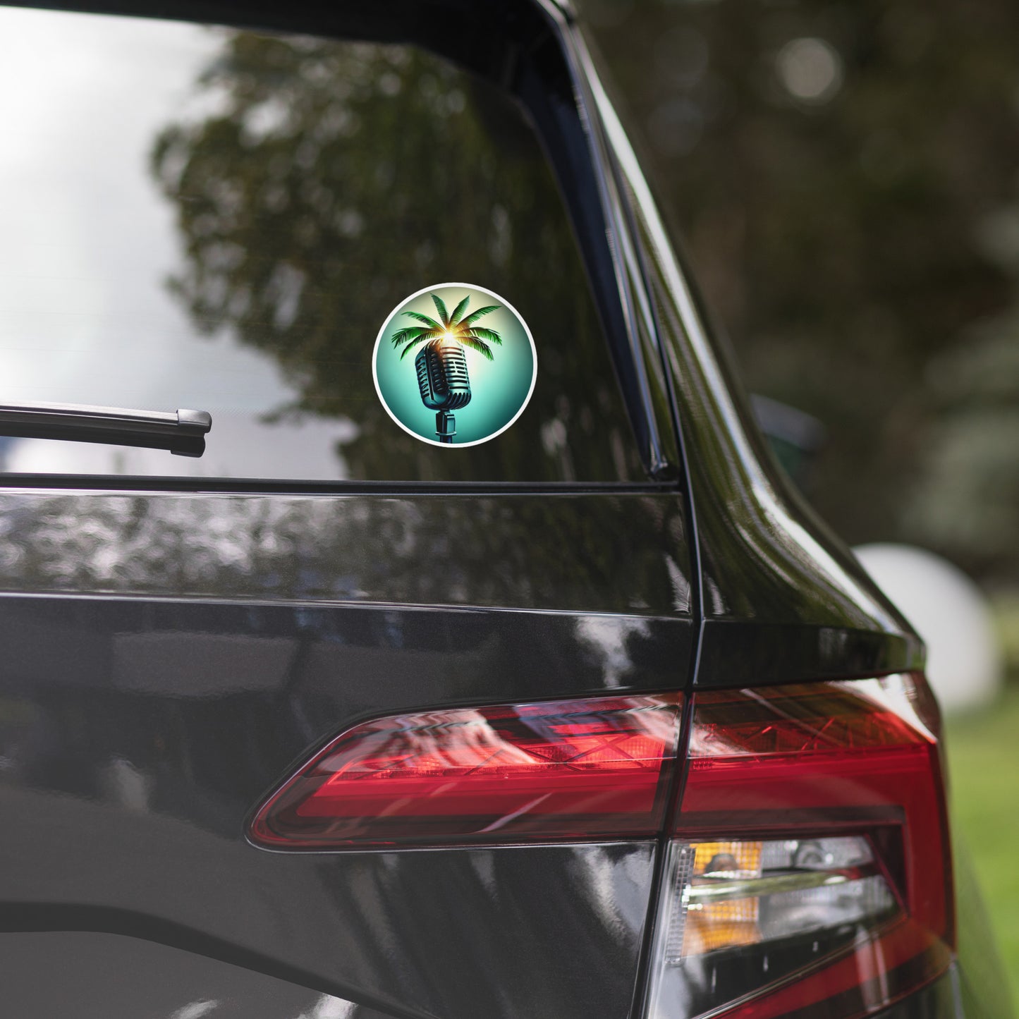 Island Mikes Logo Sticker Circular