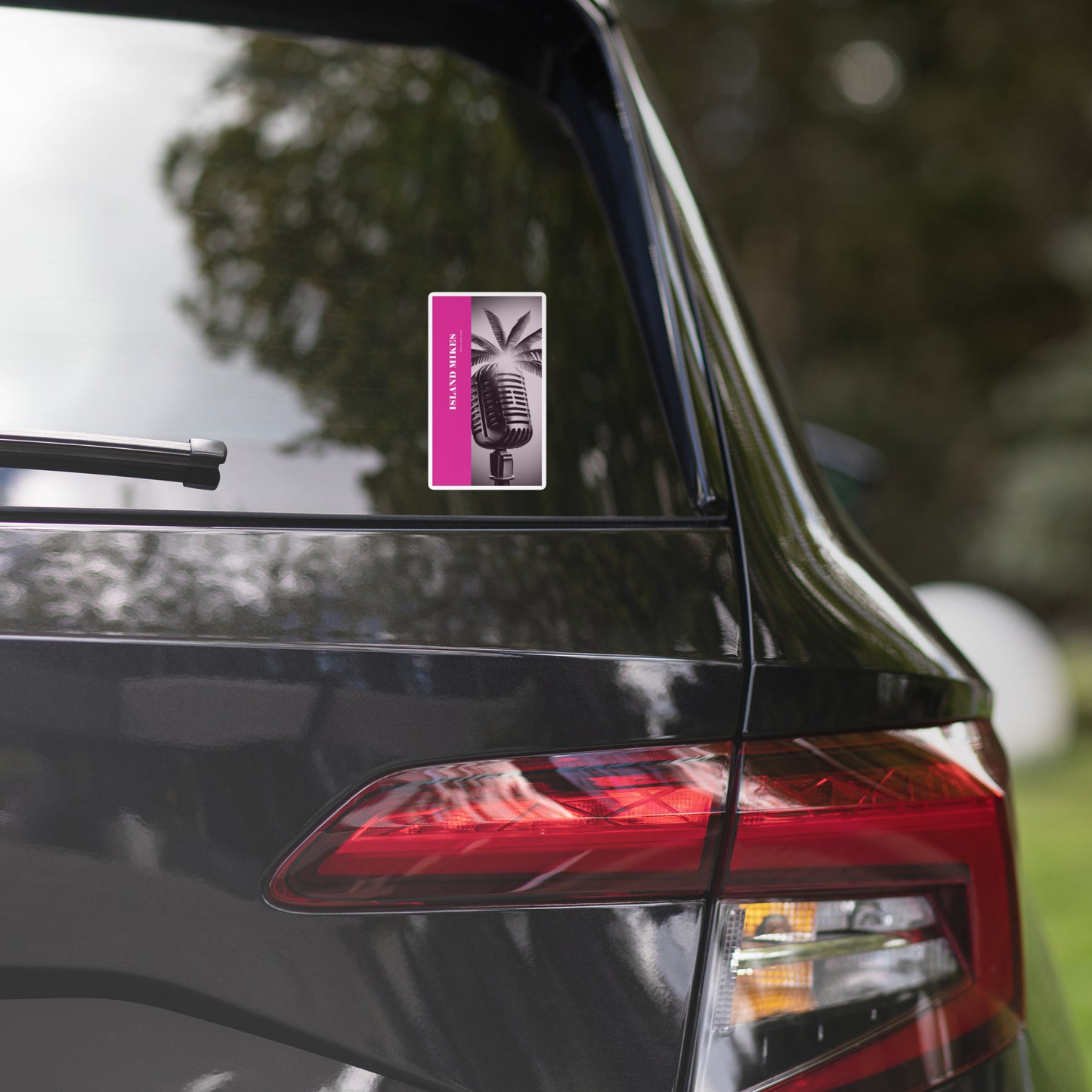 Island Mikes Pink Sticker
