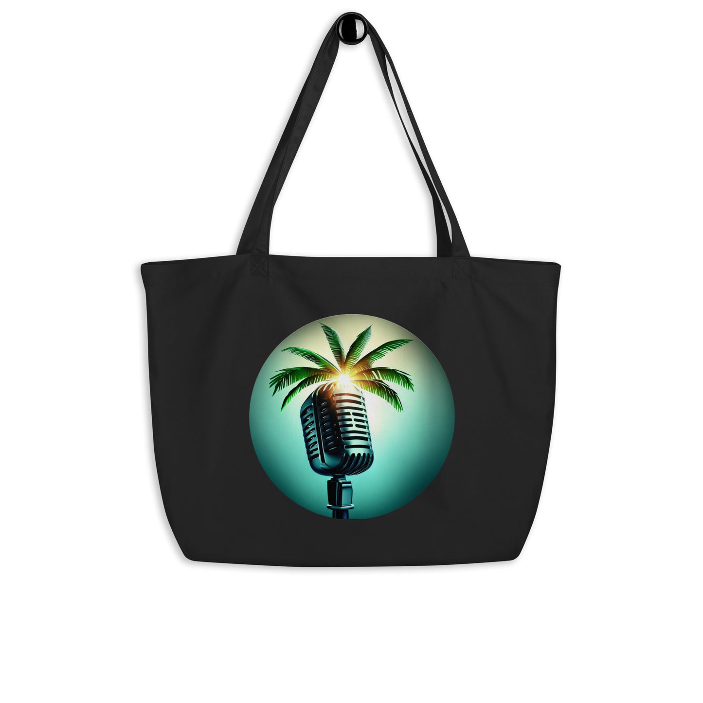 Large organic tote bag | Color Logo