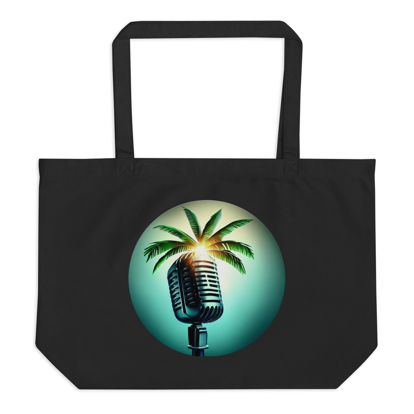Large organic tote bag | Color Logo