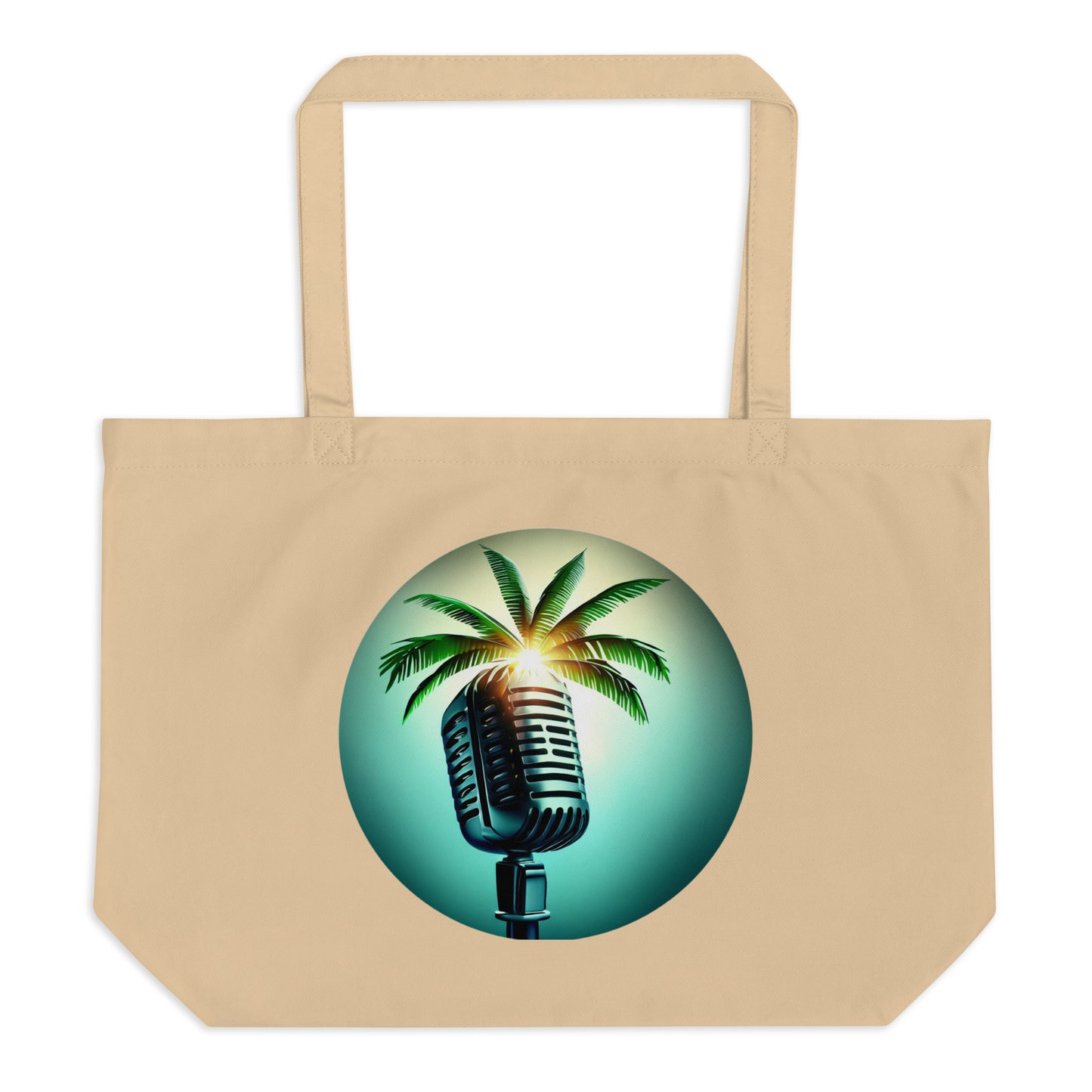 Large organic tote bag | Color Logo