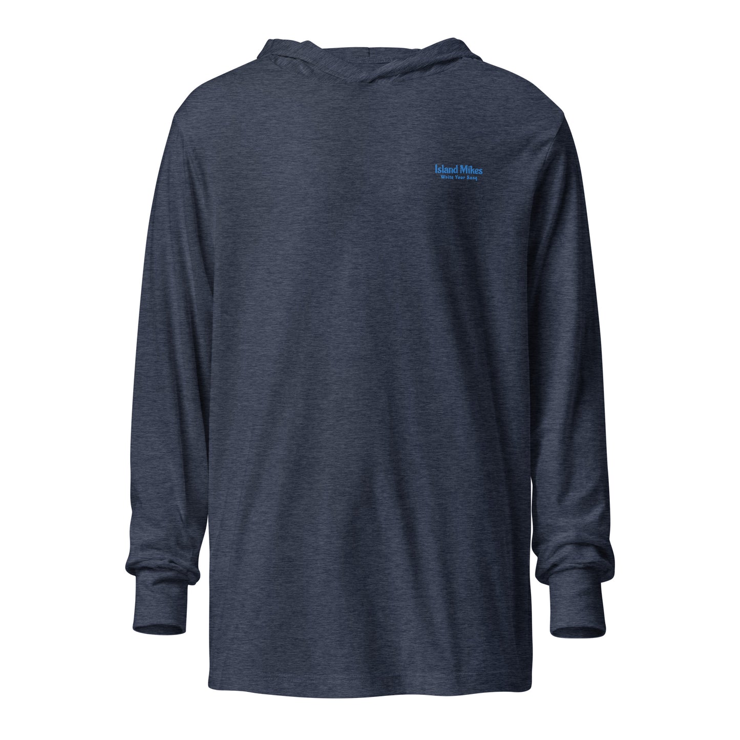 "The Hooded" Long-Sleeve Shirt | Blue Logo