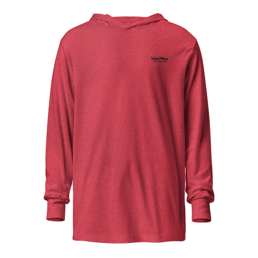 "The Hooded" Long-Sleeve Shirt | Black Logo
