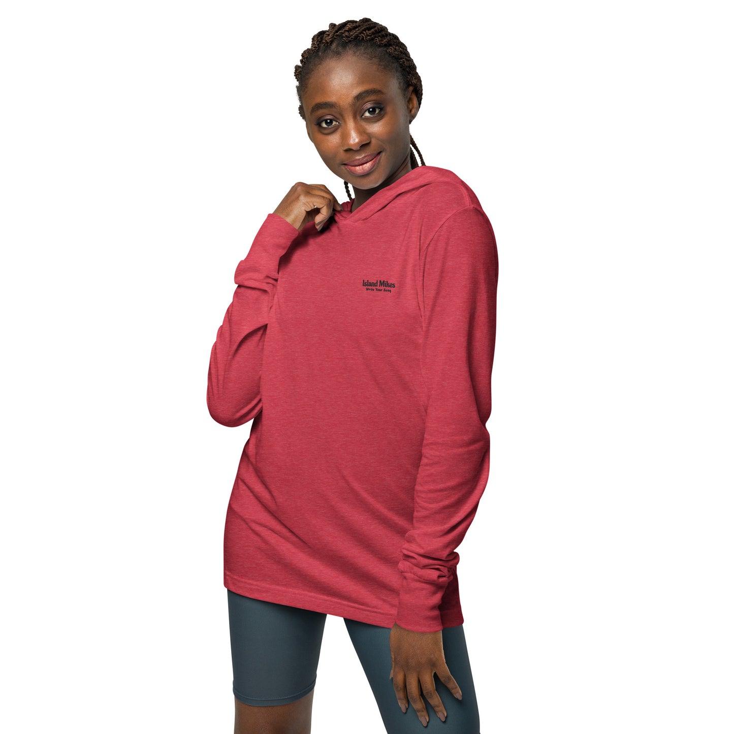 "The Hooded" Long-Sleeve Shirt | Black Logo