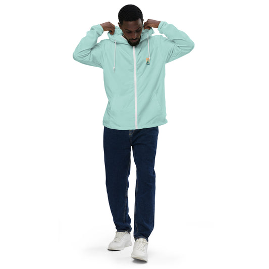 "The Windbreaker" Unisex lightweight Zip Up | Color logo