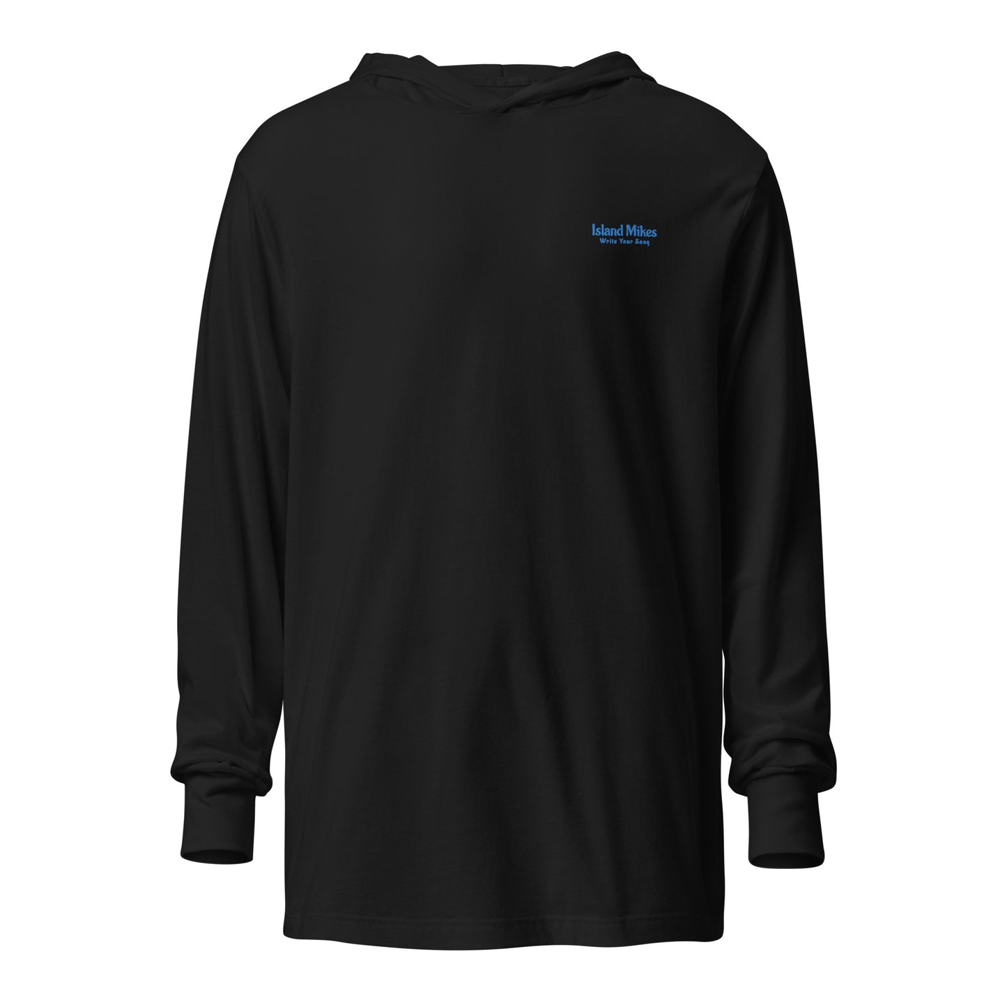 "The Hooded" Long-Sleeve Shirt | Blue Logo