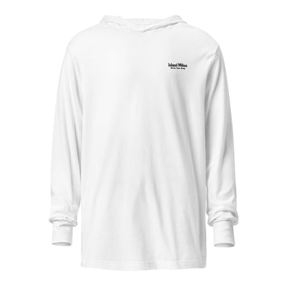 "The Hooded" Long-Sleeve Shirt | Black Logo